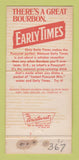 Matchbook Cover - Early Times Whiskey Pussycat Louisville KY WEAR 30 Strike