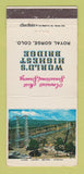 Matchbook Cover - Royal Gorge Colorado Bridge 30 Strike