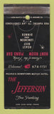Matchbook Cover - Jefferson Motor Hotel Peoria IL WEAR 30 Strike