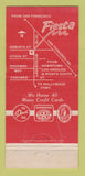 Matchbook Cover - Fiesta Motor Hotel North Hollywood CA WEAR 30 Strike