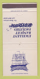 Matchbook Cover - Windjammer Restaurant Detroit MI Al Green 30 Strike