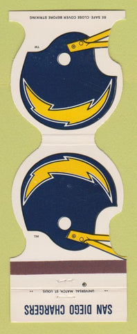 Matchbook Cover - San Diego Chargers Football 1984