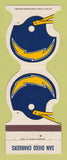 Matchbook Cover - San Diego Chargers Football 1981 ICX
