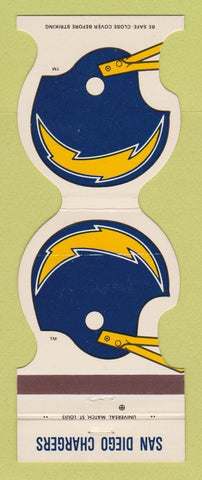 Matchbook Cover - San Diego Chargers Football 1981 ICX