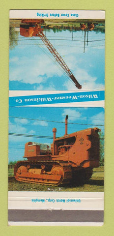 Matchbook Cover - Wilson Weesner Wilkinson Contractors 30 Strike