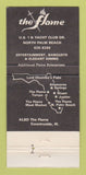 Matchbook Cover - Flame Restaurant Countryside IL Palm Beach Tampa FL 30 Strike