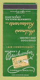 Matchbook Cover - Heilman's Beachcomber Clearwater Beach FL WEAR 30 Strike