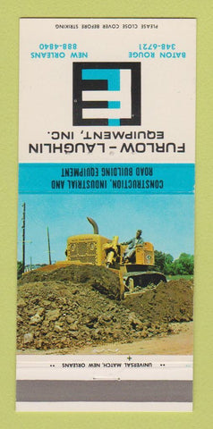 Matchbook Cover - Furlow Laughlin Tractors Baton Rouge New Orleans LA 30 Strike