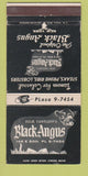 Matchbook Cover - Julie Tantleff's Black Angus New York City WEAR 30 Strike