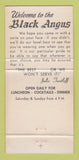 Matchbook Cover - Julie Tantleff's Black Angus New York City WEAR 30 Strike