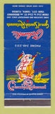 Matchbook Cover - Columbia Spanish Restaurant Ybor City Tampa fL 30 Strike