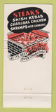 Matchbook Cover - George Diamond Steak House Chicago IL  30 Strike