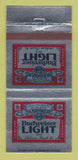 Matchbook Cover - Bud Light Budweiser Beer 30 Strike