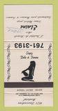 Matchbook Cover - Elaine Beauty Salon? Montreal QC girlie WRITING 30 Strike