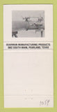 Matchbook Cover - Dearman Piping Tools girlie Pearland TX 30 Strike