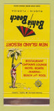 Matchbook Cover - Bahia Beach Ruskin FL motel girlie 30 Strike