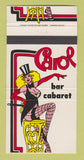 Matchbook Cover - Carol Bar Cabaret girlie Ste Foy QC 30 Strike