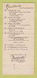 Matchbook Cover - Schneithorst Restaurant St Louis MO 30 Strike