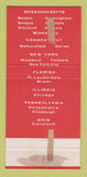 Matchbook Cover - Red Coach Grill CHAIN WEAR 30 Strike