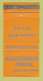 Matchbook Cover - Beachcomber Corral South Padre Island TX WEAR 30 Strike