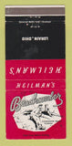 Matchbook Cover - Heilman's Beachcomber Lorain OH Clearwater FL WEAR 30 Strike