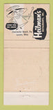 Matchbook Cover - Heilman's Beachcomber Lorain OH Clearwater FL WEAR 30 Strike