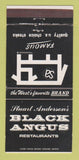 Matchbook Cover - Stuart Anderson's Black Angus CHAIN 30 Strike