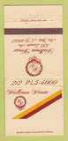 Matchbook Cover - Halloran House New York City 30 Strike