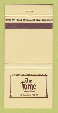 Matchbook Cover - The Forge Restaurant Doncaster UK 30 Strike