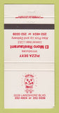 Matchbook Cover - El Moro Restaurant Pizza WEAR 30 Strike