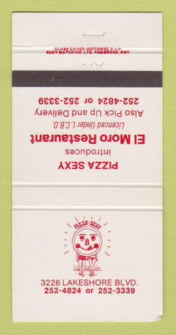 Matchbook Cover - El Moro Restaurant Pizza WEAR 30 Strike