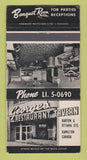 Matchbook Cover - George's Restaurant Tavern Hamilton ON WORN 30 Strike