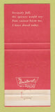 Matchbook Cover - Embers Restaurant Washington DC 30 Strike