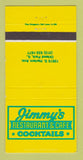 Matchbook Cover - Jimmy's Restaurant Cafe Orland Park IL 30 Strike
