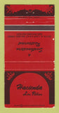 Matchbook Cover - Hacienda Los Patios San Antonio TX WEAR 30 Strike
