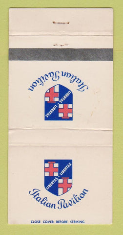 Matchbook Cover - Italian Pavilion Restaurant New York City WEAR 30 Strike