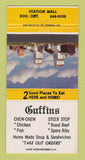 Matchbook Cover - Guffins Restaurant Sault Ste Marie ON 30 Strike