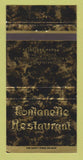 Matchbook Cover - Fontanelle Restaurant Columbus OH 30 Strike