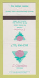 Matchbook Cover - Il Giardino Ristorante Italian Ardmore PA 30 Strike