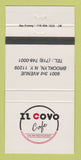 Matchbook Cover - Il Covo Cafe Italian Brooklyn NY 30 Strike