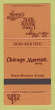 Matchbook Cover - Chicago Marriott Hotel IL LA Plaza Restaurant 30 Strike