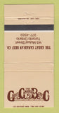 Matchbook Cover - Great Canadian Beef Company Toronto ON WEAR 30 Strike