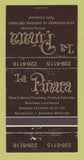 Matchbook Cover - La Pinara Restaurant Nepean ON WEAR 30 Strike