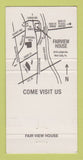 Matchbook Cover - Fair View House West Catasauqua PA GREEN 30 Strike