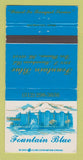 Matchbook Cover - Fountain Blue Des Plaines IL WEAR 30 Strike
