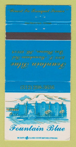 Matchbook Cover - Fountain Blue Des Plaines IL WEAR 30 Strike