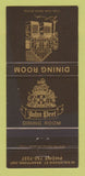 Matchbook Cover - John Peel Dining Room Brantford ON WORN 30 Strike