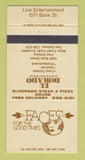 Matchbook Cover - El Dorado Steak Pizza House Ottawa ON 30 Strike