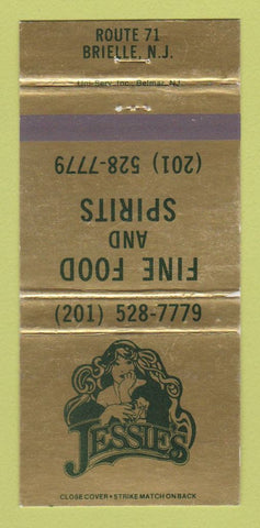 Matchbook Cover - Jessie's Brielle NJ 30 Strike