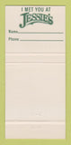 Matchbook Cover - Jessie's Brielle NJ 30 Strike